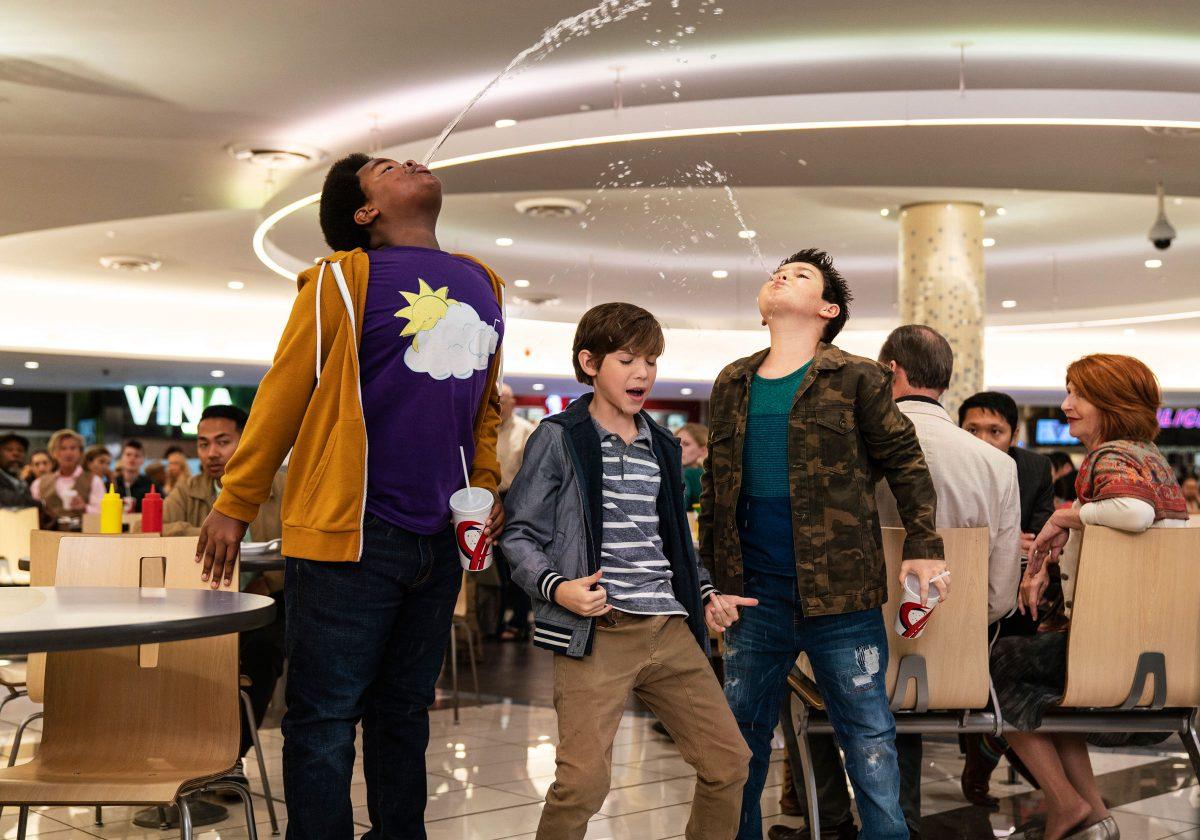 (from left) Lucas (Keith L. Williams), Max (Jacob Tremblay), and Thor (Brady Noon) in "Good Boys," written by Lee Eisenberg and Gene Stupnitsky and directed by Stupnitsky.