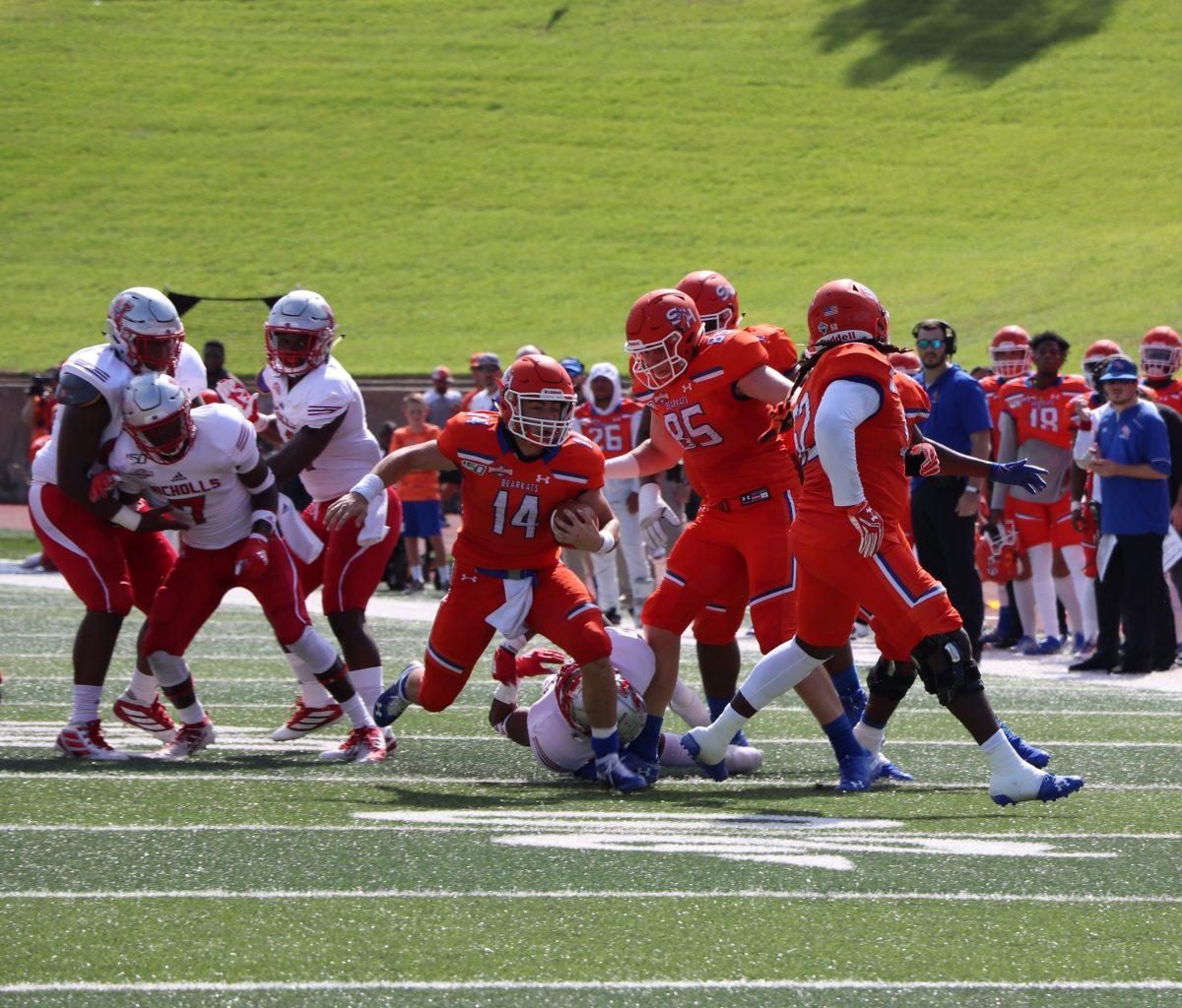 Kats Shutout Unbeaten Nicholls, Claw Way into First Place