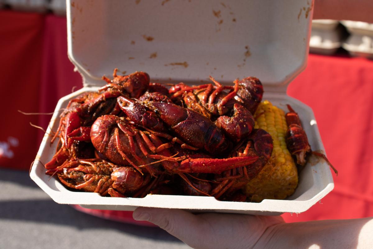 Package of the crawfish that was provided