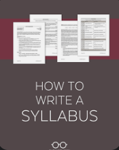 What is really needed on course syllabi