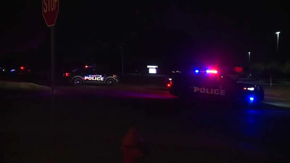 Police investigate a fatal crash scene near Southwest 134th Street and Blackwelder Avenue in Oklahoma City