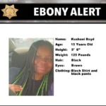 Missing person alert for 15-year-old Kushani Boyd in Riverside County