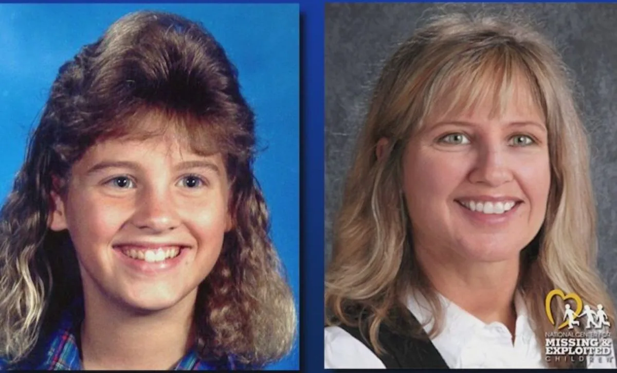 Age-progression image showing what Gina Brooks may look like as an adult