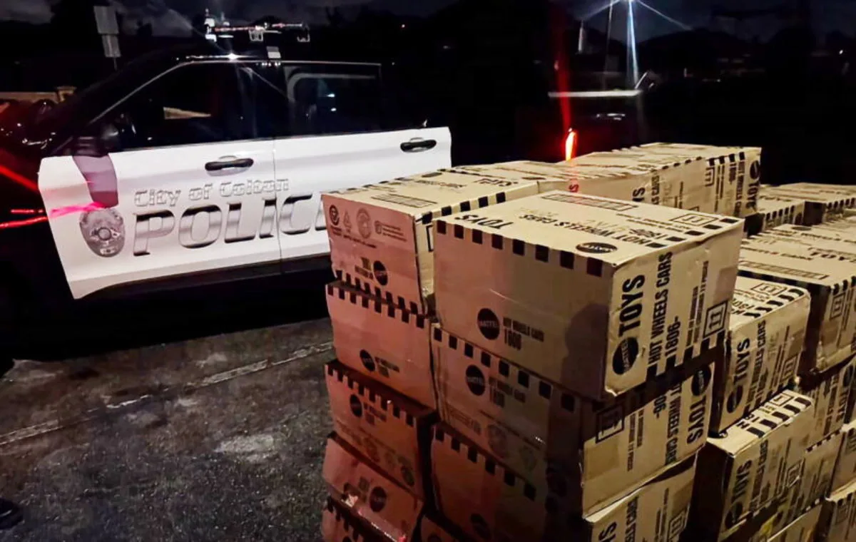 California Police Recover $54000 in Hot Wheels Cars After Train Burglary and Arrest a Suspected Thief Near Colton Early Thursday